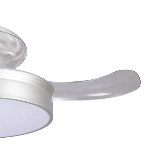 VENTILATEUR RÉGLABLE DE PLAFOND LED D’ARGENT D’ARGENT D’ARGENT