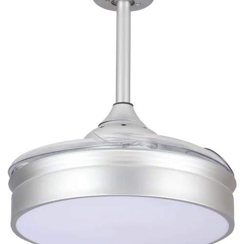 VENTILATEUR RÉGLABLE DE PLAFOND LED D’ARGENT D’ARGENT D’ARGENT