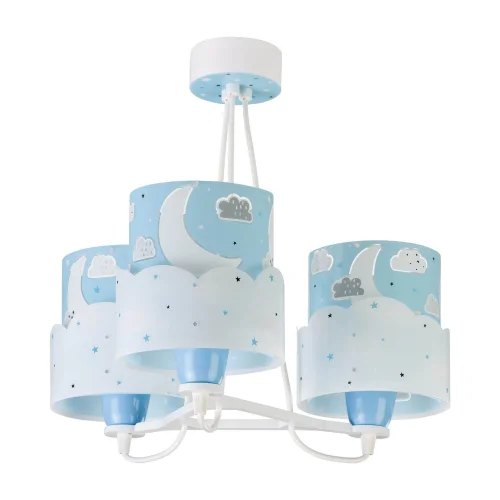 LAMPE POUR ENFANTS 3 LUMIÈRES DE LUNE E27 BLEU LAMPE POUR ENFANTS 3 LUMIÈRES DE LUNE E27 BLEU