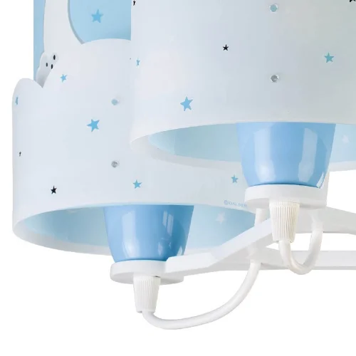LAMPE POUR ENFANTS 3 LUMIÈRES DE LUNE E27 BLEU LAMPE POUR ENFANTS 3 LUMIÈRES DE LUNE E27 BLEU
