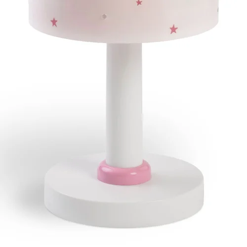 LAMPE DE TABLE ROSE POUR ENFANTS MOON E14