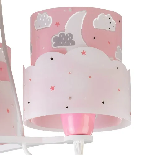 LAMPE POUR ENFANTS 3 LUMIÈRES DE LUNE E27 ROSE