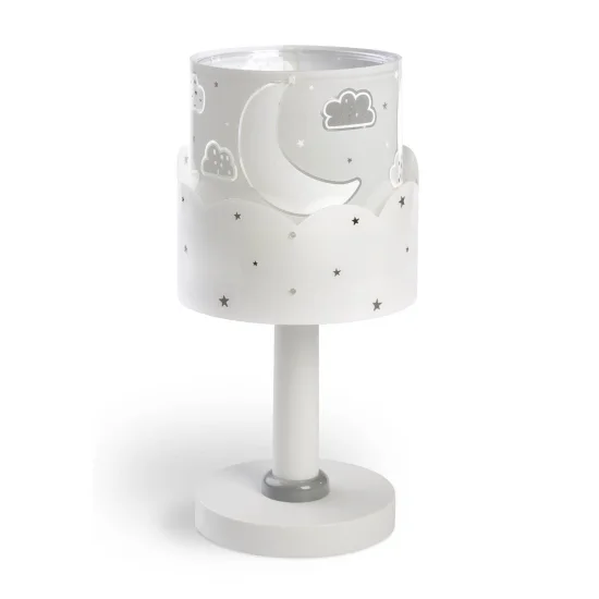 LAMPE DE TABLE POUR ENFANTS GRISE E14 MOON E14 2