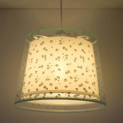 FLEURS DE RÊVE DE LAMPE DE PENDENTIF POUR ENFANTS E27 VERT