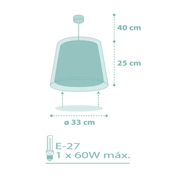 FLEURS DE RÊVE DE LAMPE DE PENDENTIF POUR ENFANTS E27 VERT