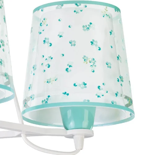 LAMPE POUR ENFANTS 3 LUMIÈRES RÊVE FLEURS E27 VERT