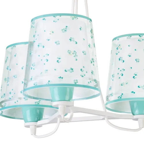 LAMPE POUR ENFANTS 3 LUMIÈRES RÊVE FLEURS E27 VERT