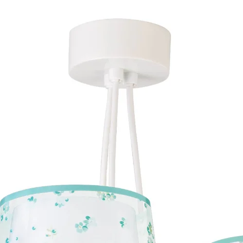 LAMPE POUR ENFANTS 3 LUMIÈRES RÊVE FLEURS E27 VERT