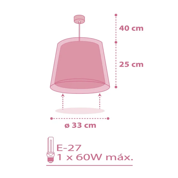 FLEURS DE RÊVE DE LAMPE DE PENDENTIF POUR ENFANTS E27 ROSE FLEURS DE RÊVE DE LAMPE DE PENDENTIF POUR ENFANTS E27 ROSE