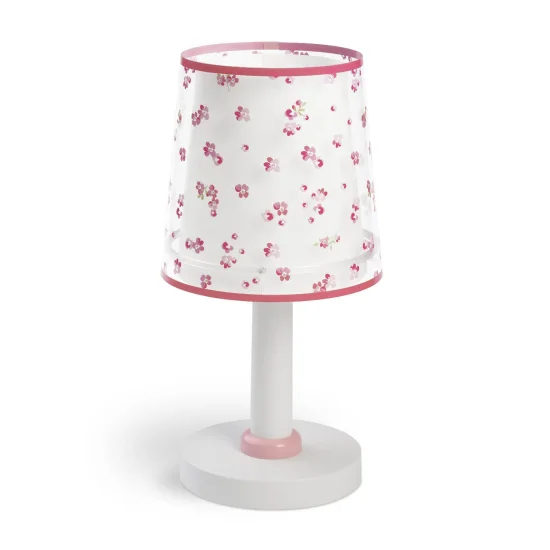 FLEURS DE RÊVE DE LAMPE DE TABLE POUR ENFANTS E14 ROSE