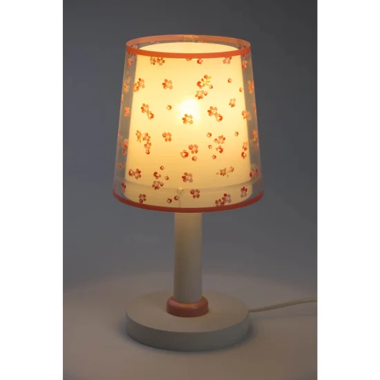 FLEURS DE RÊVE DE LAMPE DE TABLE POUR ENFANTS E14 ROSE 2