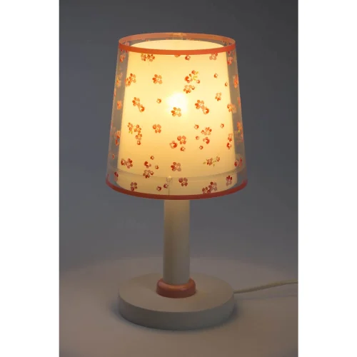 FLEURS DE RÊVE DE LAMPE DE TABLE POUR ENFANTS E14 ROSE