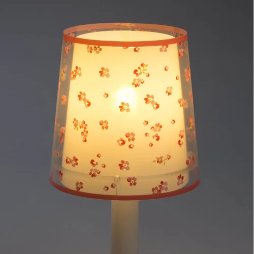 FLEURS DE RÊVE DE LAMPE DE TABLE POUR ENFANTS E14 ROSE