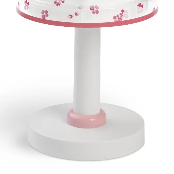 FLEURS DE RÊVE DE LAMPE DE TABLE POUR ENFANTS E14 ROSE
