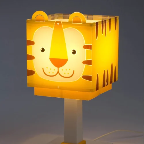 PETITE LAMPE DE TABLE POUR ENFANTS TIGRE E14