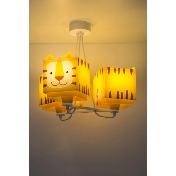 LAMPE POUR ENFANTS 3 PETITES LUMIÈRES DE TIGRE E27