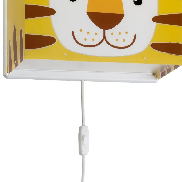 PETITE LAMPE MURALE POUR ENFANTS TIGRE E27