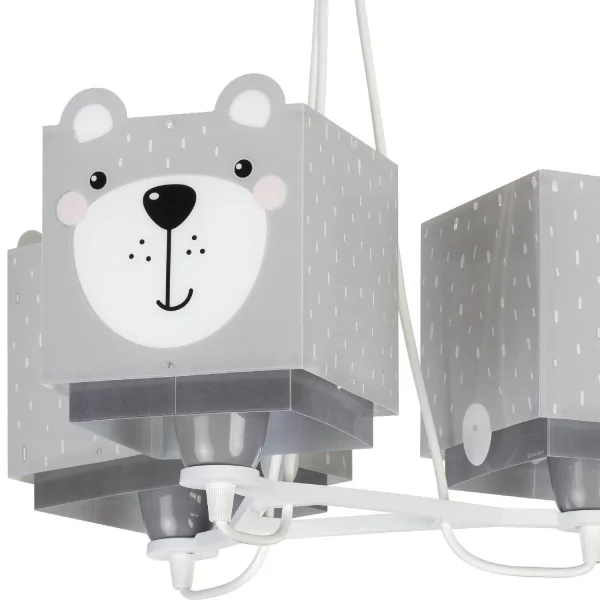 LAMPE POUR ENFANTS 3 LUMIÈRES PETIT TEDDY E27