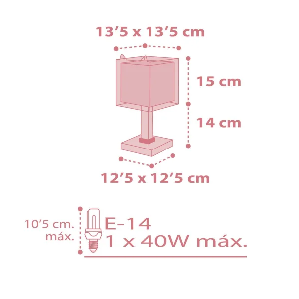 PETITE LAMPE DE TABLE POUR ENFANTS FOX E14