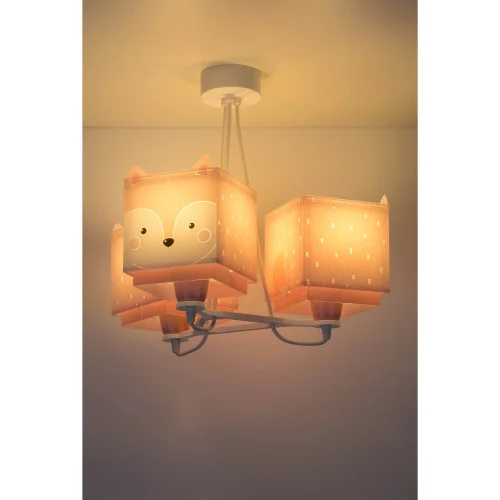 LAMPE POUR ENFANTS 3 LUMIÈRES PETIT RENARD E27