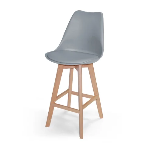 TABOURET GRIS KARLSKRONA DEMI-TOUR