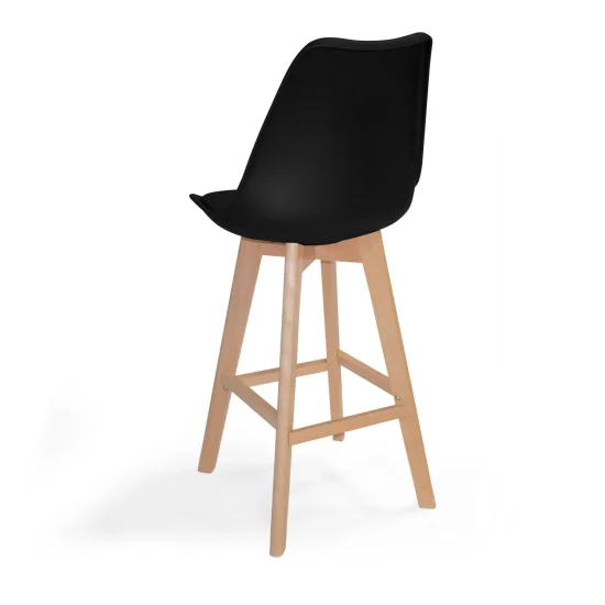 TABOURET DEMI TOUR KARLSKRONA NOIR 2