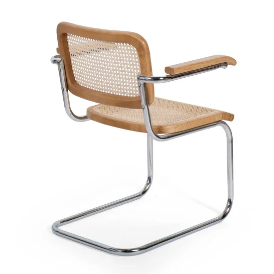 CHAISE WEBSTER AVEC ACCOUDOIRS EN ROTIN NATUREL 2