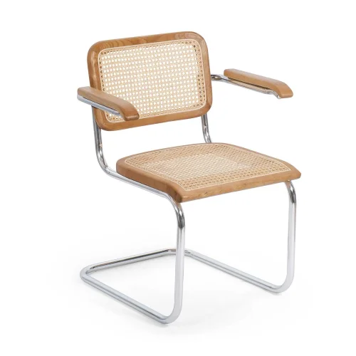 CHAISE WEBSTER AVEC ACCOUDOIRS EN ROTIN NATUREL CHAISE WEBSTER AVEC ACCOUDOIRS EN ROTIN NATUREL