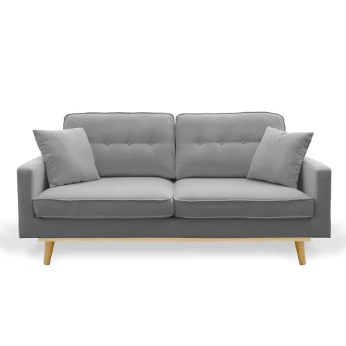 CANAPÉ LIZETH 3 CARRÉS ANTHRACITE