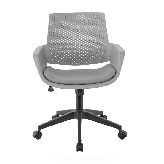 CHAISE DE BUREAU CLIFFORD AVEC DES ROUES GRISES 2