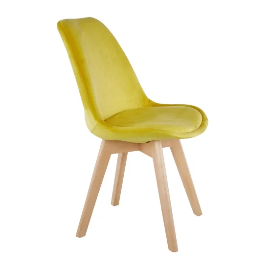 MOUTARDE DE VELOURS DE TOUR DE CHAISE 2