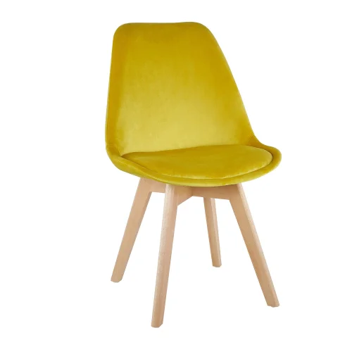 MOUTARDE DE VELOURS DE TOUR DE CHAISE