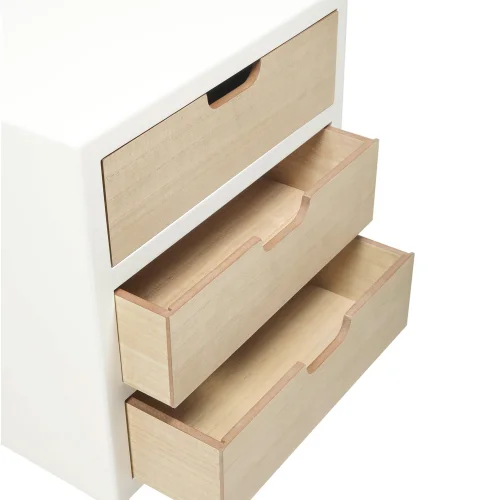 TABLE DE CHEVET 3 TIROIRS MALOKAI