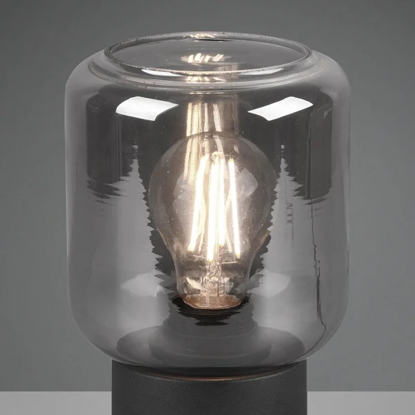 LAMPE DE TABLE MORRIGAN BLACK METAL E27