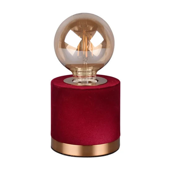 LAMPE DE TABLE GANNICUS SAMT ROUGE E27 2