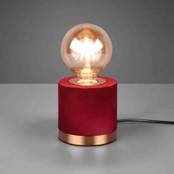 LAMPE DE TABLE GANNICUS SAMT ROUGE E27