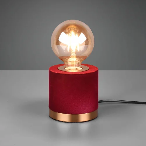 LAMPE DE TABLE GANNICUS SAMT ROUGE E27