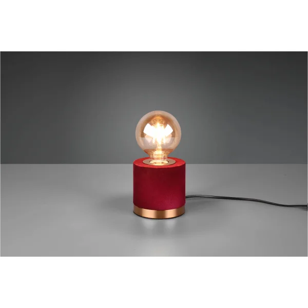 LAMPE DE TABLE GANNICUS SAMT ROUGE E27