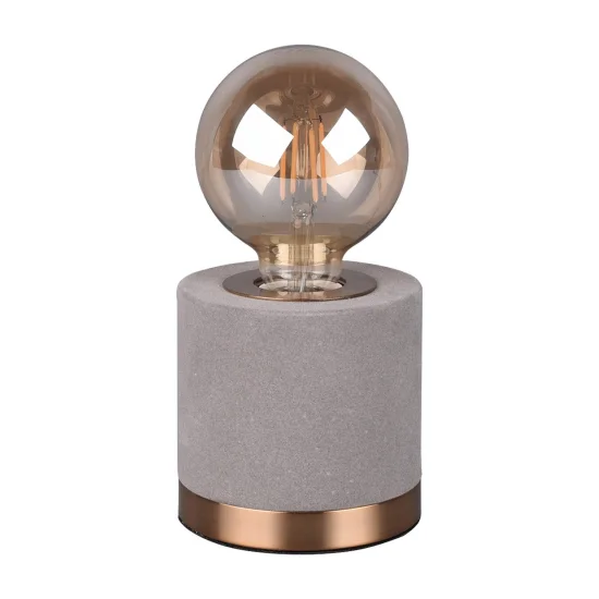 LAMPE DE TABLE GANNICUS SAMT GRIS E27 2