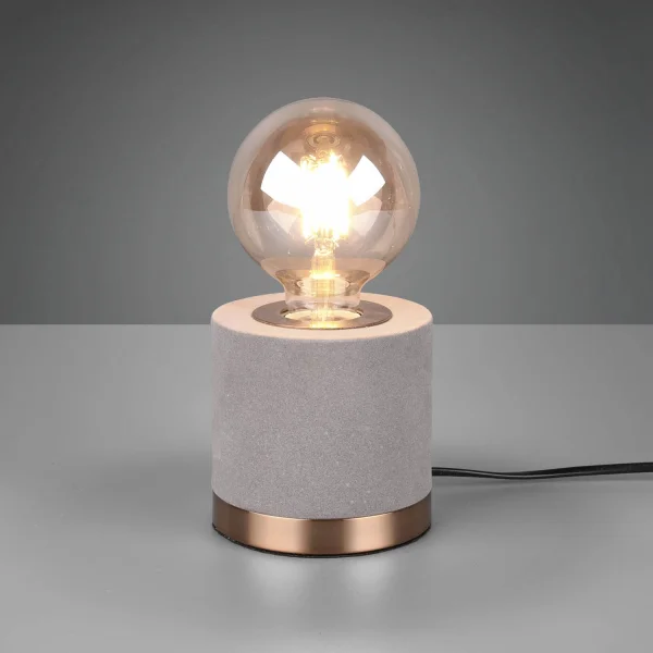 LAMPE DE TABLE GANNICUS SAMT GRIS E27 LAMPE DE TABLE GANNICUS SAMT GRIS E27