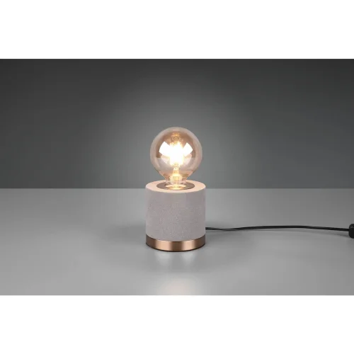 LAMPE DE TABLE GANNICUS SAMT GRIS E27 LAMPE DE TABLE GANNICUS SAMT GRIS E27