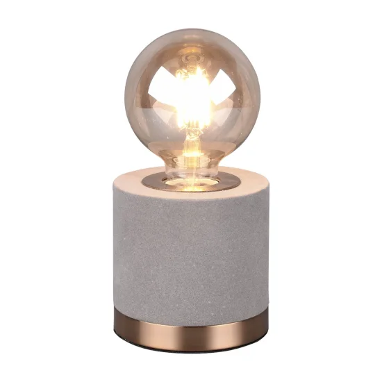 LAMPE DE TABLE GANNICUS SAMT GRIS E27