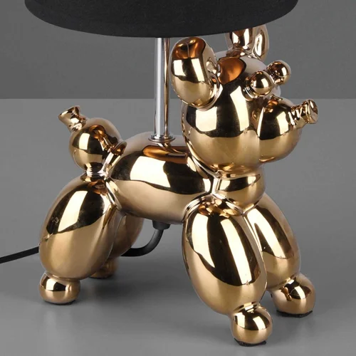 LAMPE DE TABLE LUCKY CÉRAMIQUE DORÉE E14 LAMPE DE TABLE LUCKY CÉRAMIQUE DORÉE E14