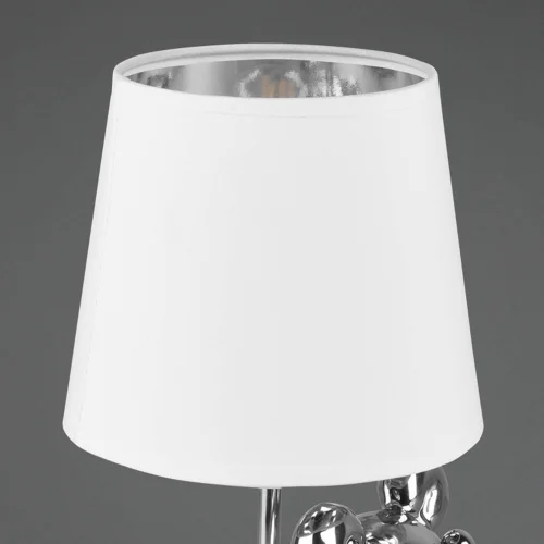 LAMPE DE TABLE LUCKY CÉRAMIQUE ARGENT E14