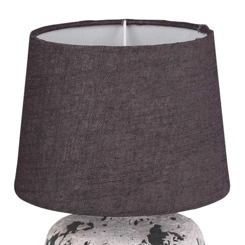 LAMPE DE TABLE CONNIE CÉRAMIQUE GRISE E14 18 CM