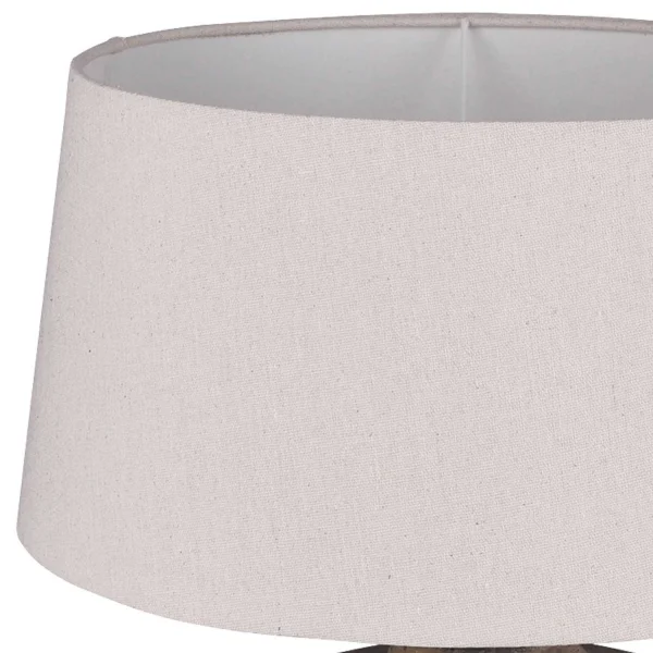 LAMPE DE TABLE ASHANTI CÉRAMIQUE MARRON E27