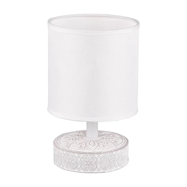 LAMPE DE TABLE NEKANE CÉRAMIQUE BLANC E14