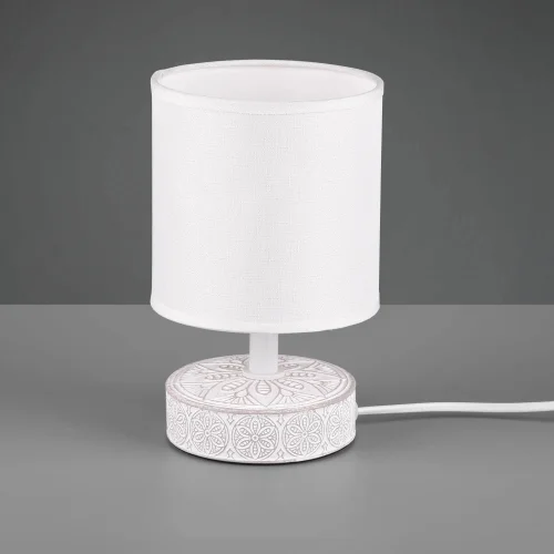 LAMPE DE TABLE NEKANE CÉRAMIQUE BLANC E14