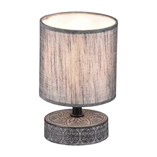 LAMPE DE TABLE NEKANE CÉRAMIQUE GRIS E14