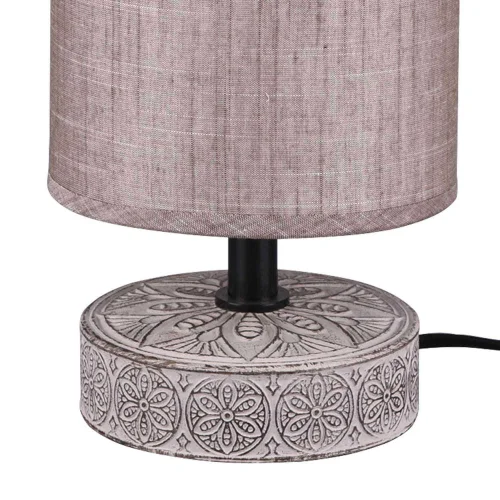 LAMPE DE TABLE NEKANE CÉRAMIQUE MARRON E14